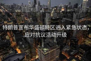 特朗普宣布華盛頓特區(qū)進(jìn)入緊急狀態(tài)，應(yīng)對(duì)抗議活動(dòng)升級(jí)