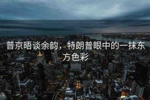 普京晤談余韻，特朗普眼中的一抹東方色彩